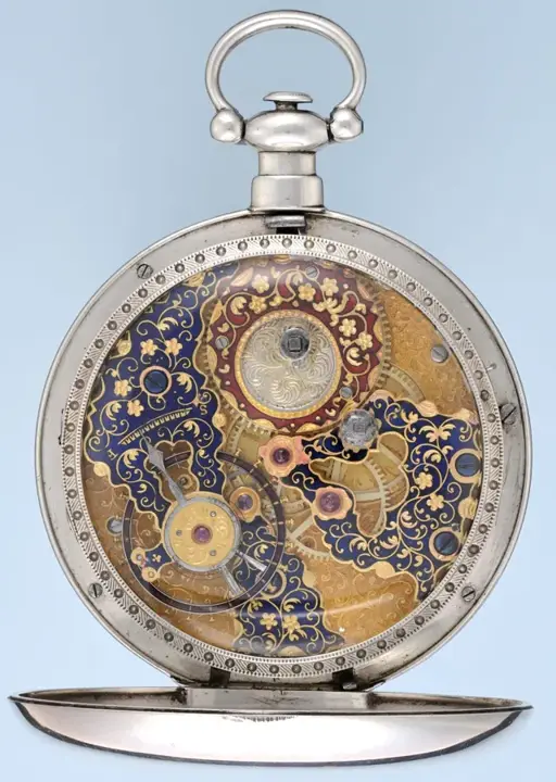 Chinese MarketWith Enamelled Movement – Circa 1860 — عکس ۴ از رکورد آرشیو WatchMuseum