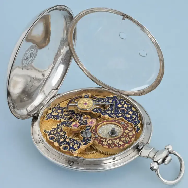 Chinese MarketWith Enamelled Movement – Circa 1860 — عکس ۵ از رکورد آرشیو WatchMuseum