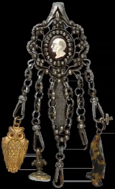 CUT STEEL CHATELAINE AND ACCESSORIES – 1760 — عکس ۱ از رکورد آرشیو WatchMuseum