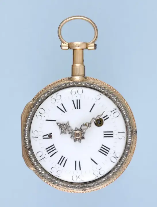 DECORATIVE GOLD FRENCH REPEATING POCKET WATCH – 1780 — عکس ۲ از رکورد آرشیو WatchMuseum
