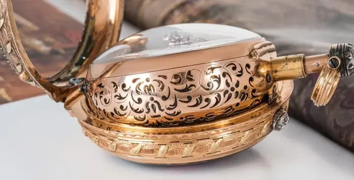 Dufalga Geneve Gold Pair Diamond And Enamel Pocket Watch – 1780 — عکس ۸ از رکورد آرشیو WatchMuseum