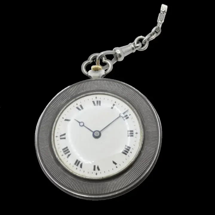 Duke of Wellington Medal Pocket Watch Silver with Chain – 1930 — عکس ۱ از رکورد آرشیو WatchMuseum