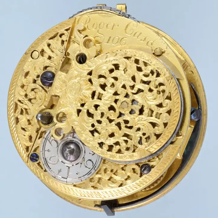 EARLY ENGLISH GOLD PAIR CASED VERGE – 1710 — عکس ۳ از رکورد آرشیو WatchMuseum