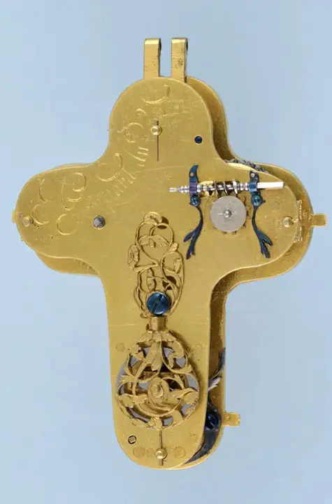 EARLY ROCK CRYSTAL CRUCIFIX WATCH – 1630 — عکس ۳ از رکورد آرشیو WatchMuseum