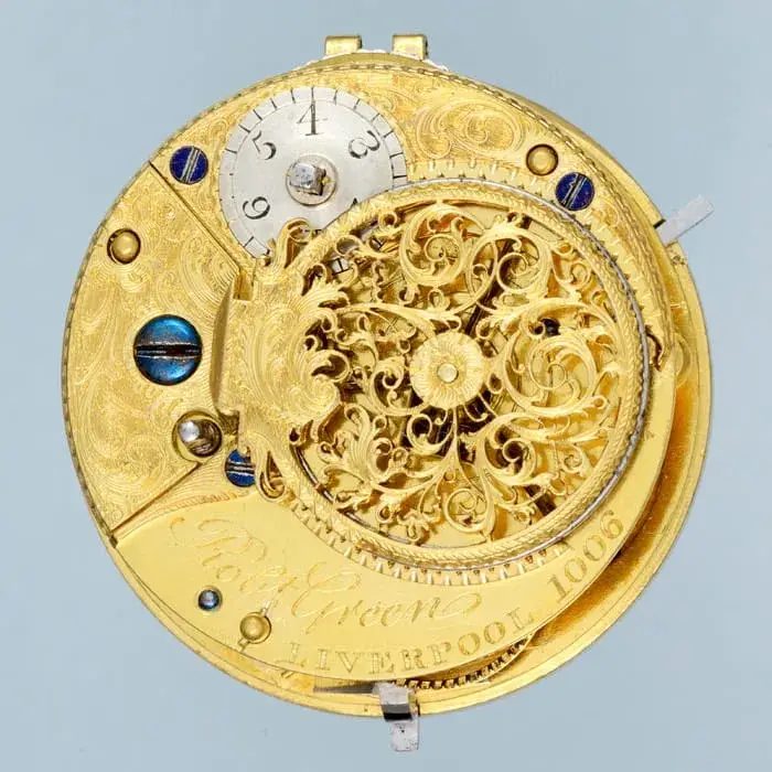 EARLY SUBSIDIARY SECONDS ENGLISH VERGE POCKET WATCH – Circa 1770 — عکس ۲ از رکورد آرشیو WatchMuseum