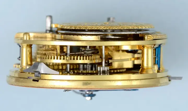 EARLY SUBSIDIARY SECONDS ENGLISH VERGE POCKET WATCH – Circa 1770 — عکس ۳ از رکورد آرشیو WatchMuseum