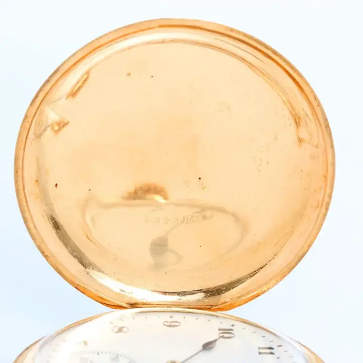 Elgin 14K Yellow Gold Pocket Watch – 20th Century — عکس ۳ از رکورد آرشیو WatchMuseum