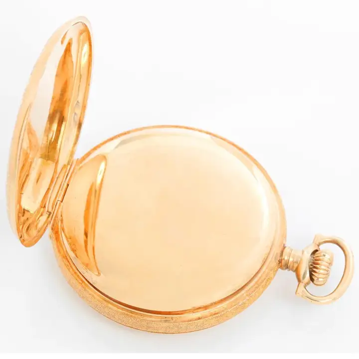 Elgin 14K Yellow Gold Pocket Watch – 20th Century — عکس ۵ از رکورد آرشیو WatchMuseum