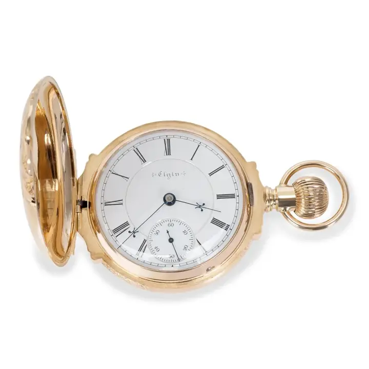 Elgin B. W. Raymond Men’s Watch in 14KT Yellow Gold – 1880 — عکس ۴ از رکورد آرشیو WatchMuseum