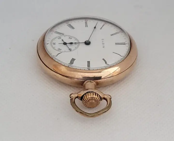 Elgin Pocket Watch Gold Plated Working 15 Jewels – 1905 — عکس ۴ از رکورد آرشیو WatchMuseum