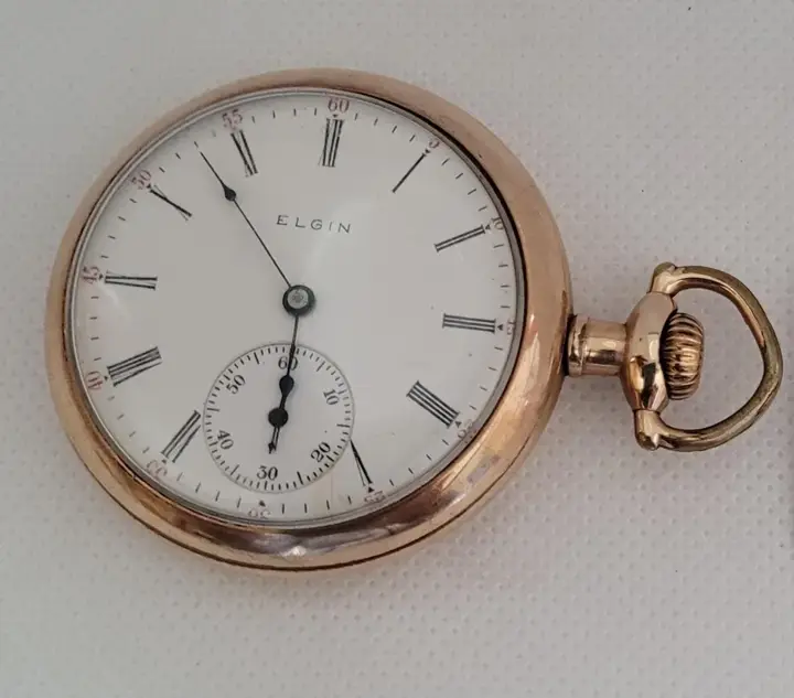 Elgin Pocket Watch Gold Plated Working 15 Jewels – 1905 — عکس ۵ از رکورد آرشیو WatchMuseum