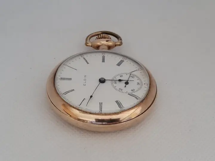 Elgin Pocket Watch Gold Plated Working 15 Jewels – 1905 — عکس ۸ از رکورد آرشیو WatchMuseum