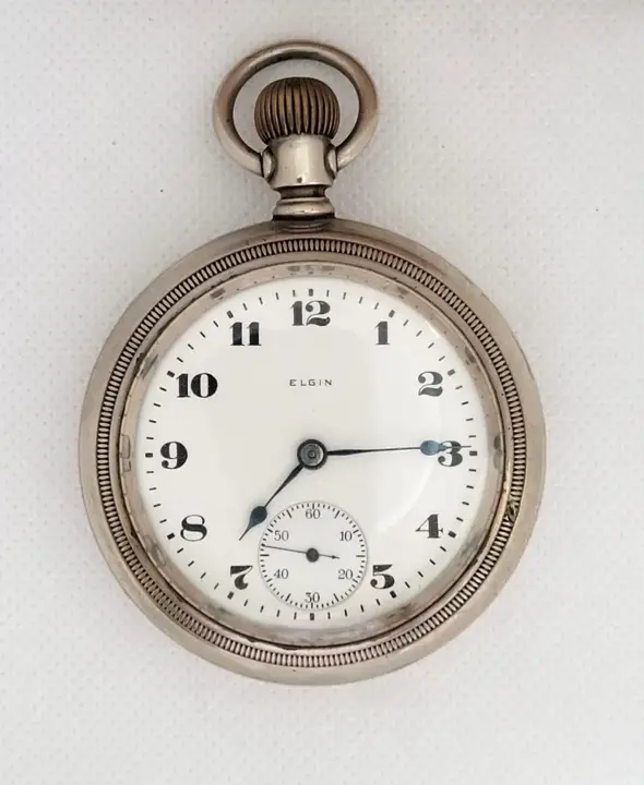 Elgin Pocket Watch Silverode Railway Working 7 Jewel – 1921 — عکس ۲ از رکورد آرشیو WatchMuseum