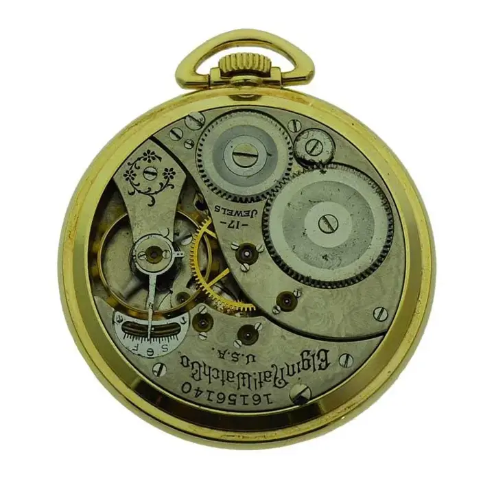 Elgin Yellow Gold Filled Art Deco New Old Stock Case – 1911 — عکس ۶ از رکورد آرشیو WatchMuseum