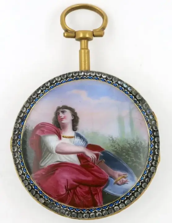 enamel verge Pocket Watch – C1780 — عکس ۶ از رکورد آرشیو WatchMuseum