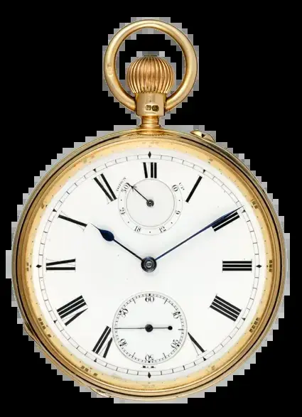 English Keyless Fusee with up/down Dial – 1885 — عکس ۱ از رکورد آرشیو WatchMuseum