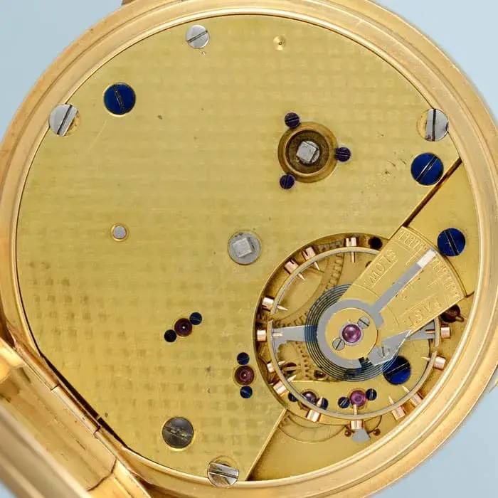 English Keyless Fusee with up/down Dial – 1885 — عکس ۴ از رکورد آرشیو WatchMuseum