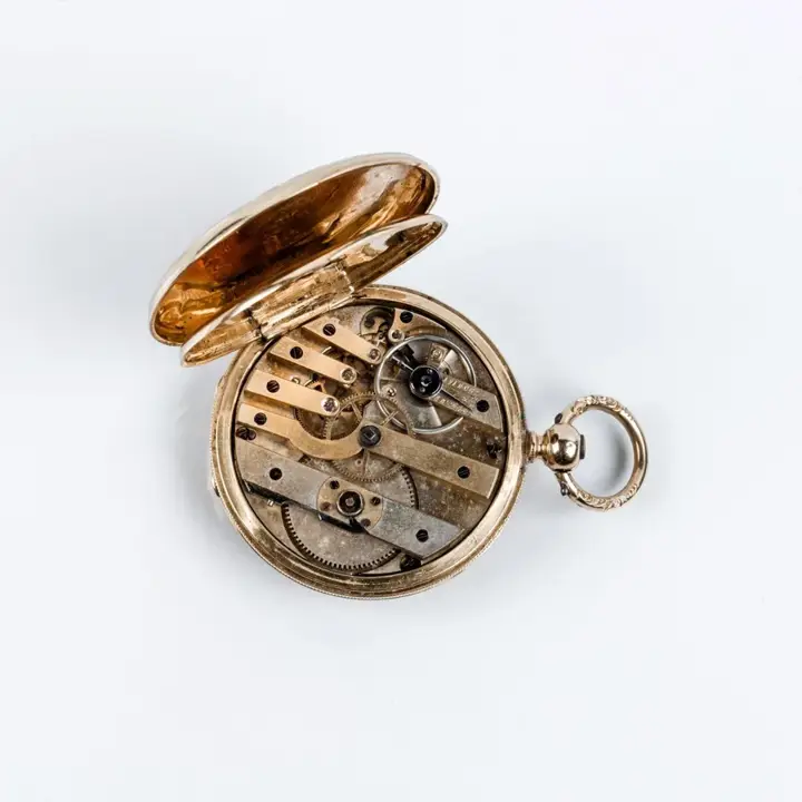 Swiss Pocket Gold Watch Courvoisier – 1870 — عکس ۲ از رکورد آرشیو WatchMuseum