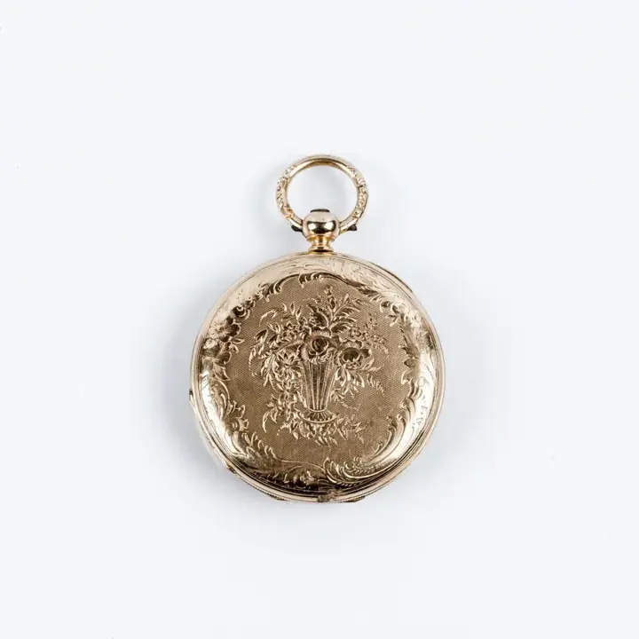 Swiss Pocket Gold Watch Courvoisier – 1870 — عکس ۴ از رکورد آرشیو WatchMuseum