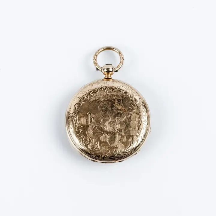 Swiss Pocket Gold Watch Courvoisier – 1870 — عکس ۵ از رکورد آرشیو WatchMuseum