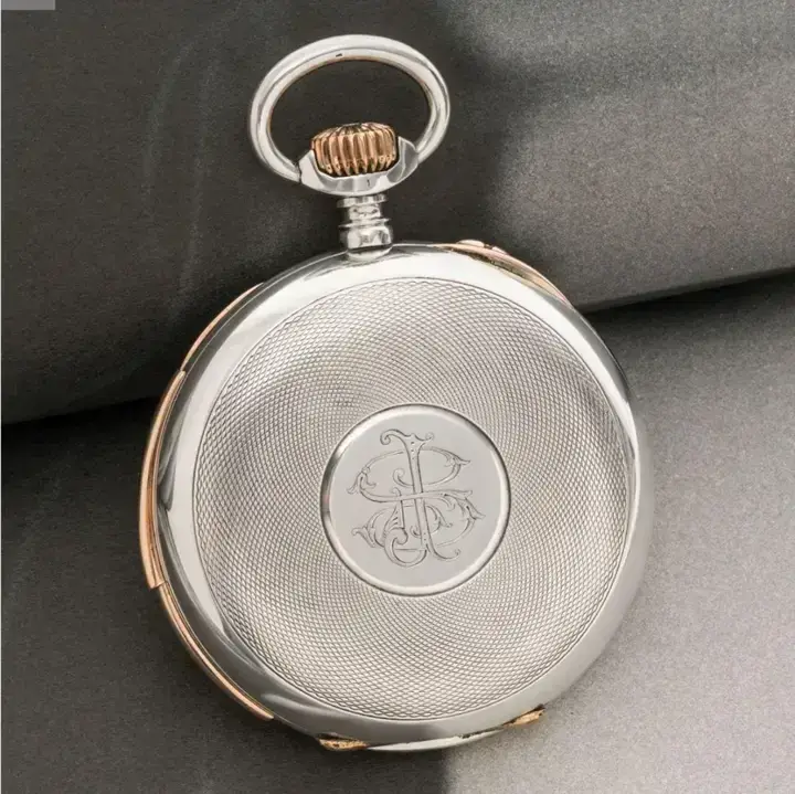 Fernando Wehrle Silver& Rose Gold Minute Repeater Pocket watch – 1900 — عکس ۶ از رکورد آرشیو WatchMuseum