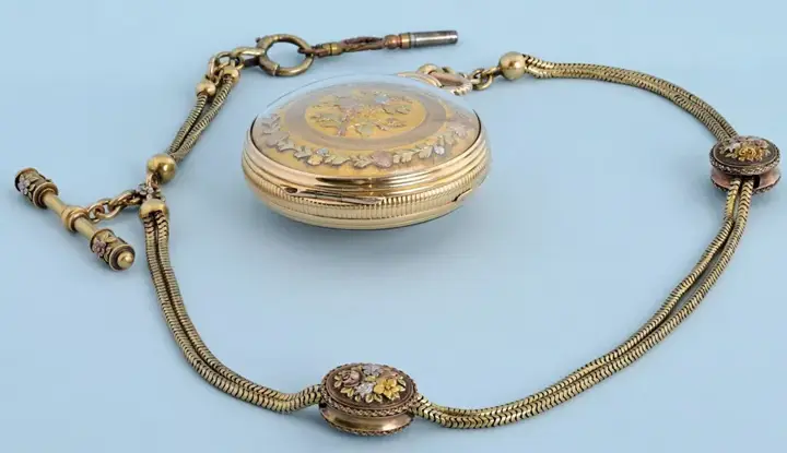 FINE GOLD DECORATIVE ENGLISH DUPLEX – 1812 — عکس ۴ از رکورد آرشیو WatchMuseum