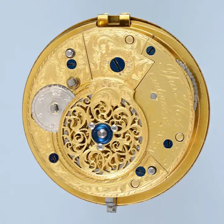 FINE GOLD DECORATIVE ENGLISH DUPLEX – 1812 — عکس ۵ از رکورد آرشیو WatchMuseum