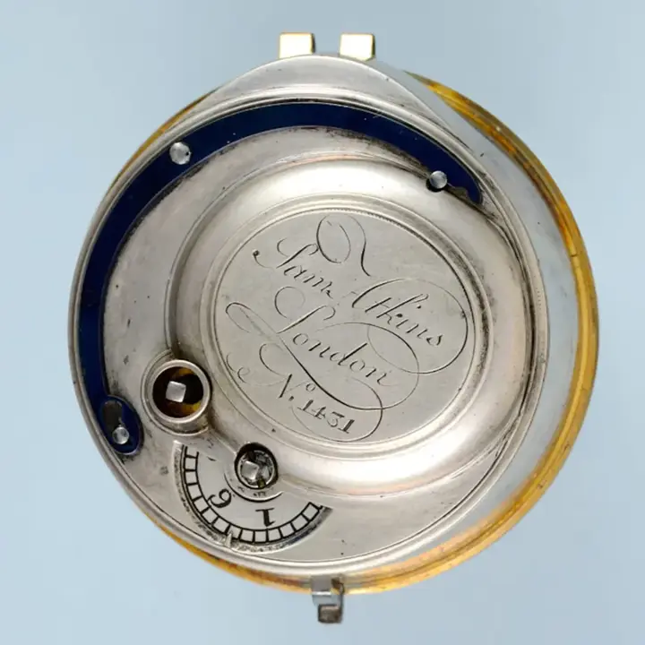 GOLD REPOUSSE PAIR CASE BY MOSER – 1744 — عکس ۷ از رکورد آرشیو WatchMuseum