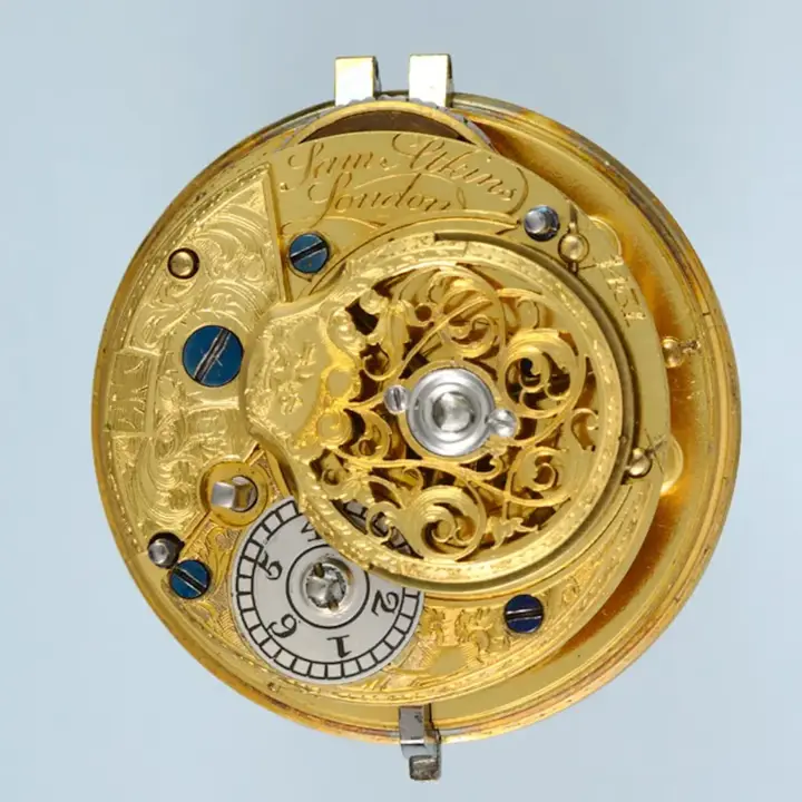 GOLD REPOUSSE PAIR CASE BY MOSER – 1744 — عکس ۸ از رکورد آرشیو WatchMuseum