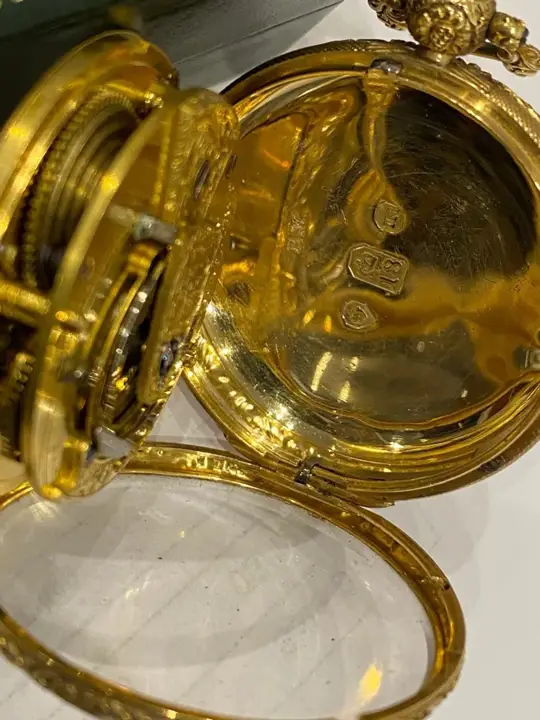 V John Pace of Bury, London hallmarked 18K Gold Pocket Watch – 1827 — عکس ۶ از رکورد آرشیو WatchMuseum