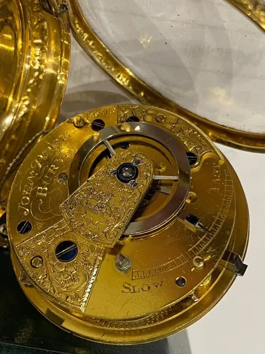 V John Pace of Bury, London hallmarked 18K Gold Pocket Watch – 1827 — عکس ۷ از رکورد آرشیو WatchMuseum