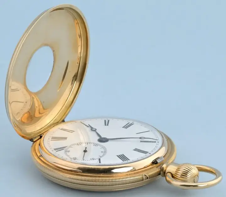 Freesprung Gold Pocket Watch – 1874 — عکس ۲ از رکورد آرشیو WatchMuseum