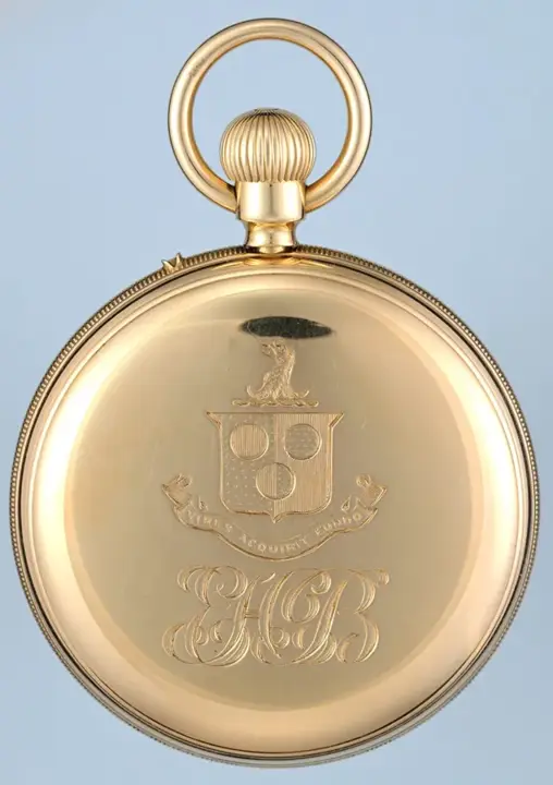 Freesprung Gold Pocket Watch – 1874 — عکس ۴ از رکورد آرشیو WatchMuseum