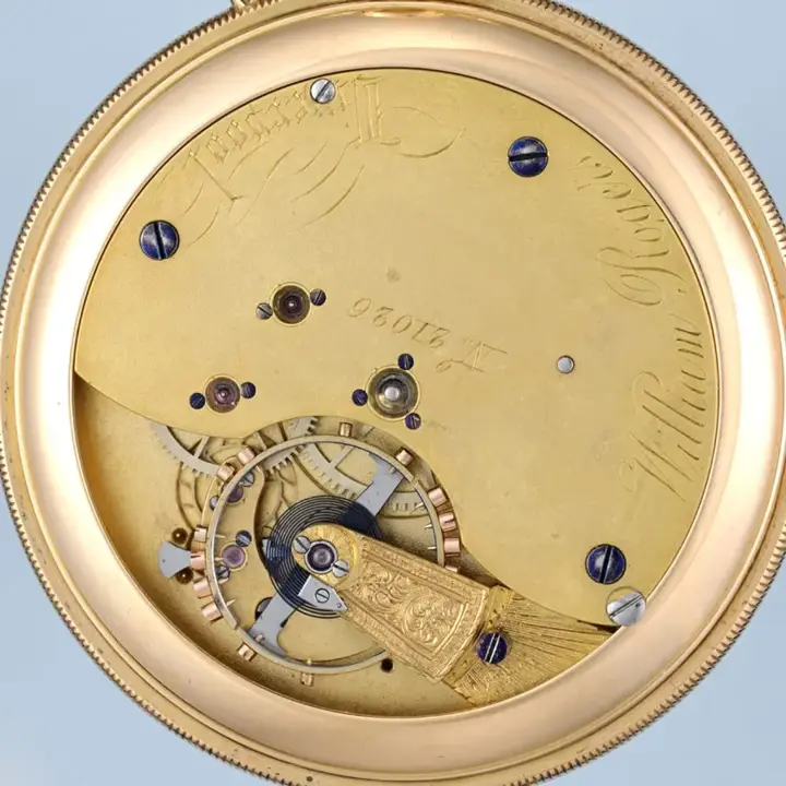 Freesprung Gold Pocket Watch – 1874 — عکس ۵ از رکورد آرشیو WatchMuseum