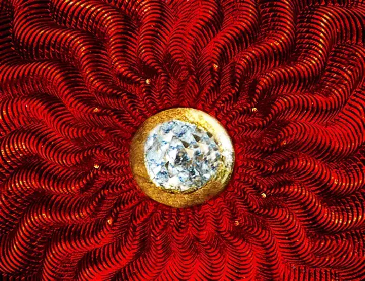 French Art Nouveau Rose Diamond Zig Zag Enamel Pendant Lapel Pocket Watch – 1880 — عکس ۳ از رکورد آرشیو WatchMuseum