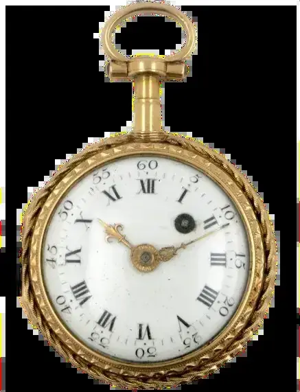French gold & enamel verge – C1780 — عکس ۱ از رکورد آرشیو WatchMuseum