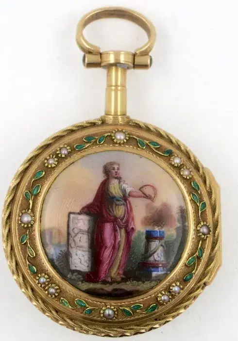 French gold & enamel verge – C1780 — عکس ۲ از رکورد آرشیو WatchMuseum