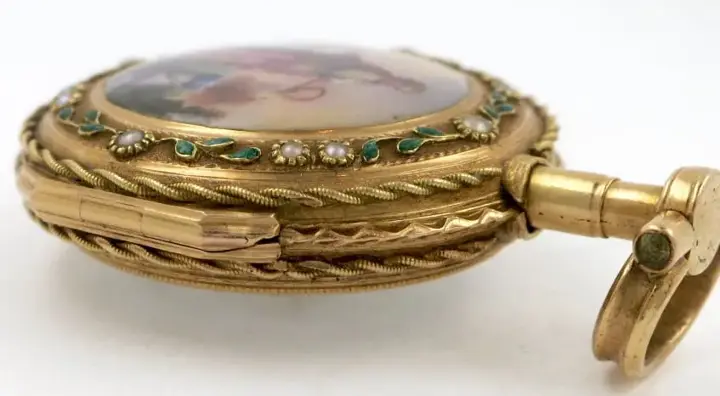 French gold & enamel verge – C1780 — عکس ۵ از رکورد آرشیو WatchMuseum