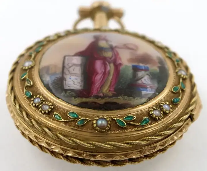 French gold & enamel verge – C1780 — عکس ۶ از رکورد آرشیو WatchMuseum
