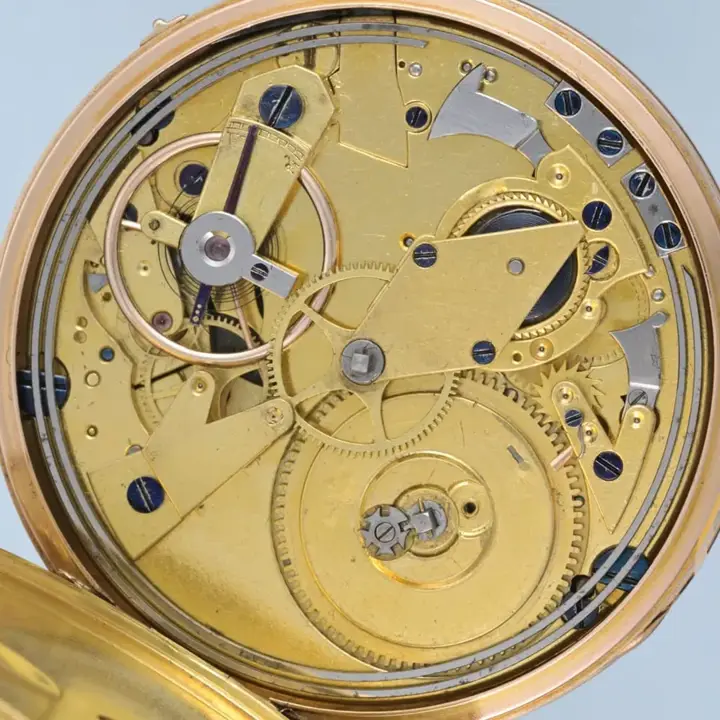 FRENCH GOLD QUARTER REPEATING LEVER – Circa 1820 — عکس ۴ از رکورد آرشیو WatchMuseum