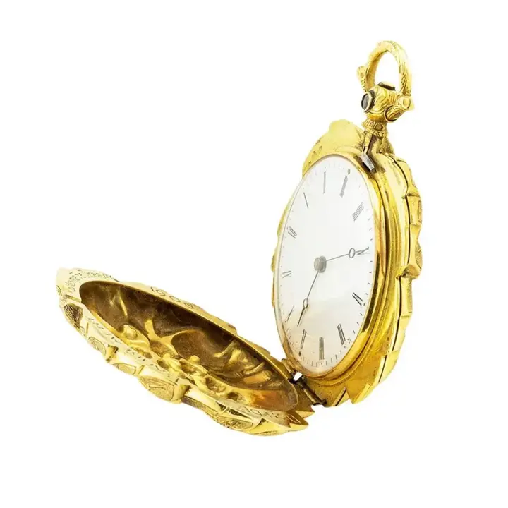 French Victorian Yellow Gold Locket Watch – 1850 — عکس ۴ از رکورد آرشیو WatchMuseum