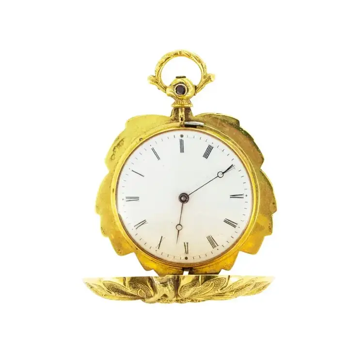 French Victorian Yellow Gold Locket Watch – 1850 — عکس ۷ از رکورد آرشیو WatchMuseum