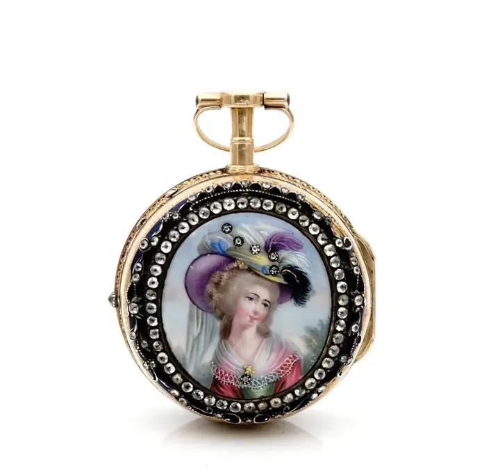 Georgian Rose cut Diamond 20 Kt gold Abraham Colomby – Circa 1760 — عکس ۲ از رکورد آرشیو WatchMuseum