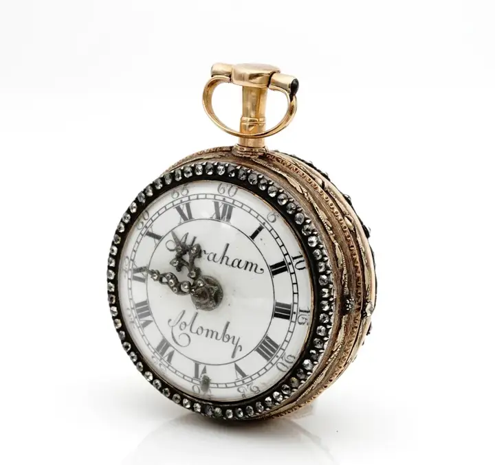 Georgian Rose cut Diamond 20 Kt gold Abraham Colomby – Circa 1760 — عکس ۳ از رکورد آرشیو WatchMuseum