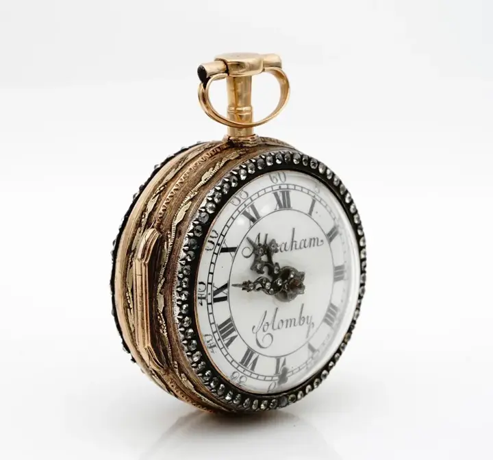Georgian Rose cut Diamond 20 Kt gold Abraham Colomby – Circa 1760 — عکس ۴ از رکورد آرشیو WatchMuseum