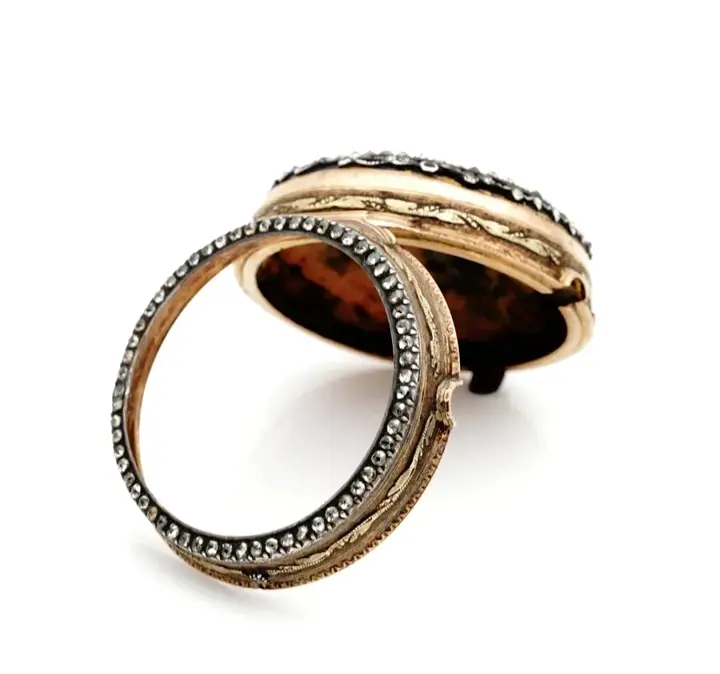 Georgian Rose cut Diamond 20 Kt gold Abraham Colomby – Circa 1760 — عکس ۵ از رکورد آرشیو WatchMuseum