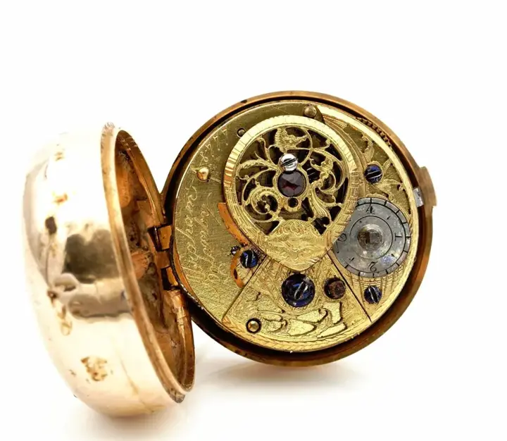 Georgian Rose cut Diamond 20 Kt gold Abraham Colomby – Circa 1760 — عکس ۷ از رکورد آرشیو WatchMuseum