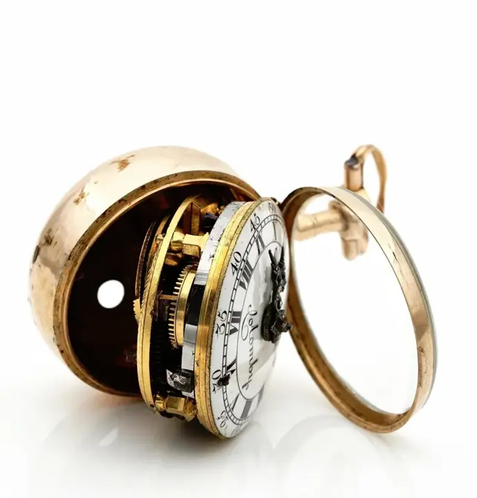 Georgian Rose cut Diamond 20 Kt gold Abraham Colomby – Circa 1760 — عکس ۸ از رکورد آرشیو WatchMuseum