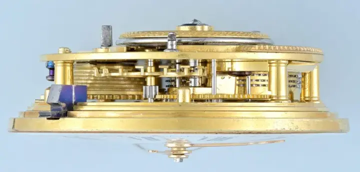 GILT CENTRE SECONDS ENGLISH CYLINDER – Circa 1790 — عکس ۶ از رکورد آرشیو WatchMuseum
