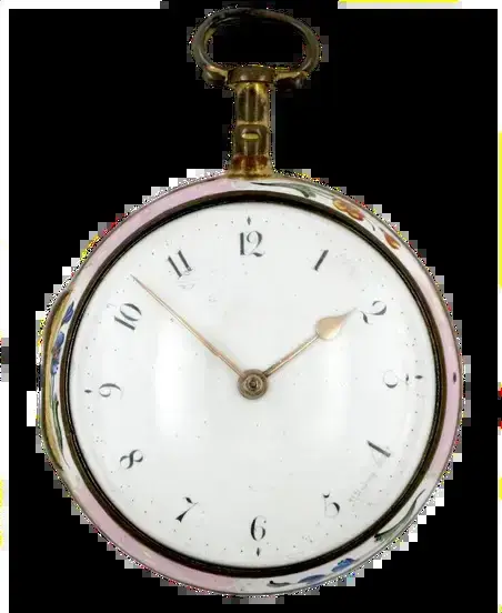Gilt & Enamel Pair Cased Pocket Watch – C1795 — عکس ۱ از رکورد آرشیو WatchMuseum